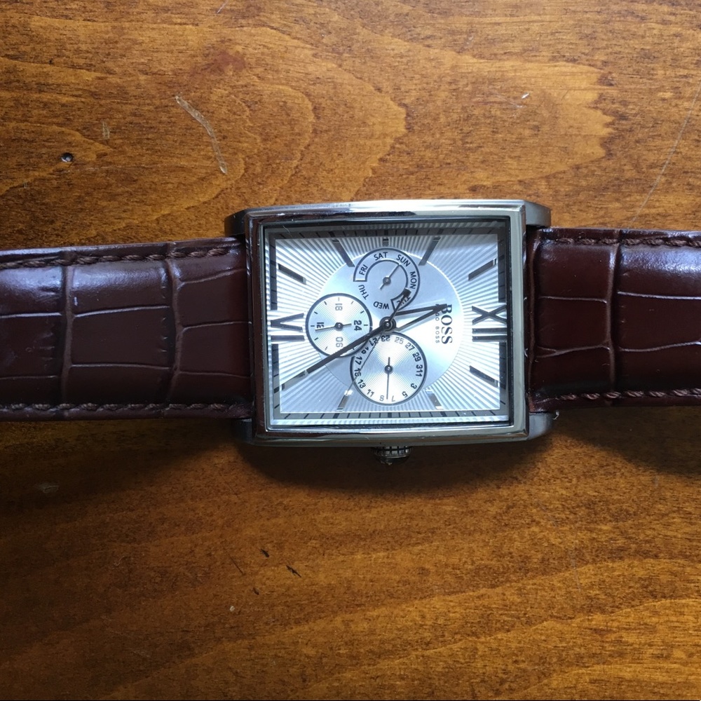 Hugo Boss Leather Watch